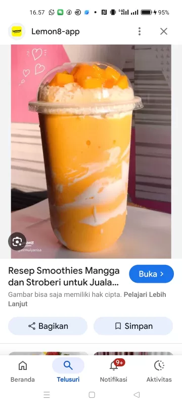 Smoothies mangga